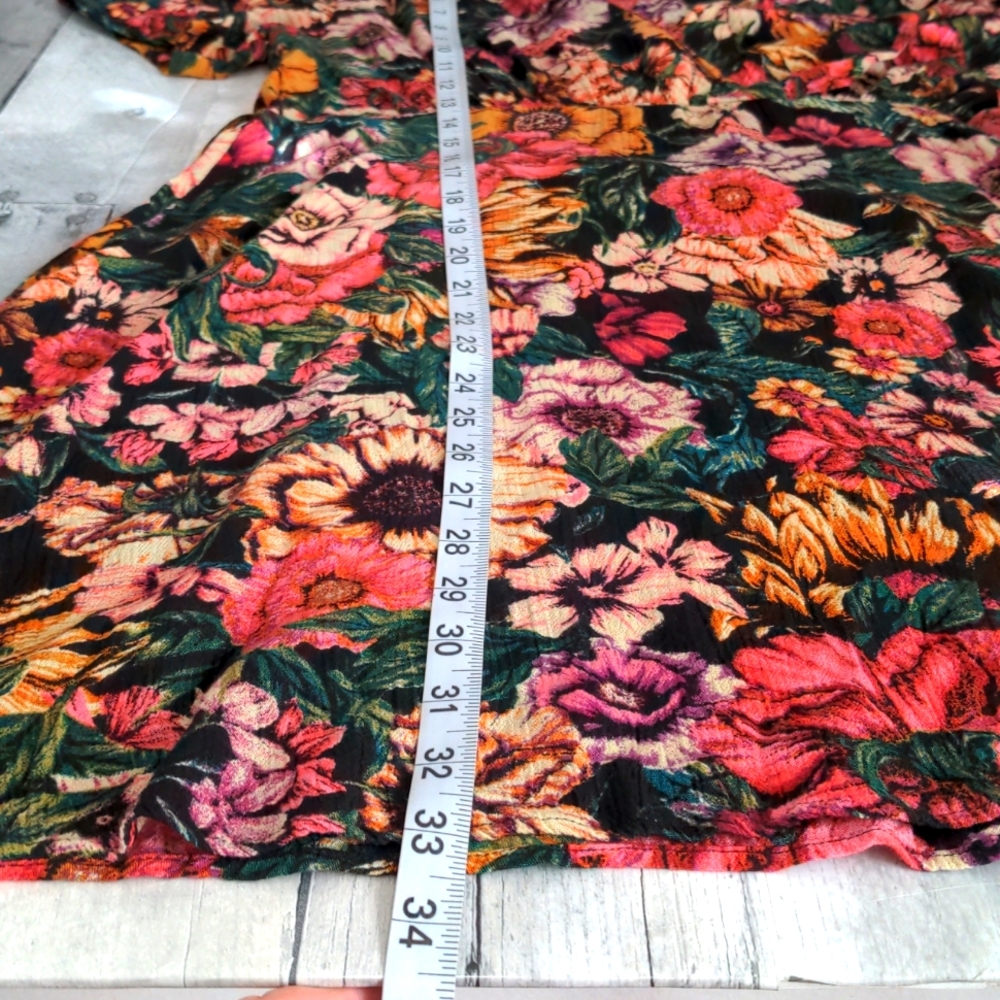 Billabong Sunflower Floral Dress Size Medium - Picture 10 of 11